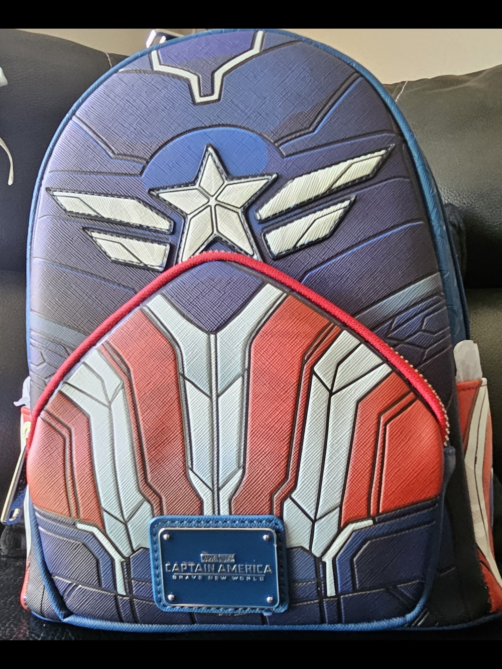 Loungefly Captain America: Brave New World Cosplay Mini Backpack